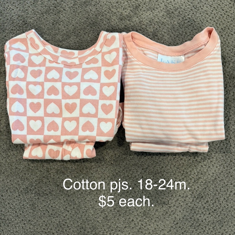 Cotton pjs